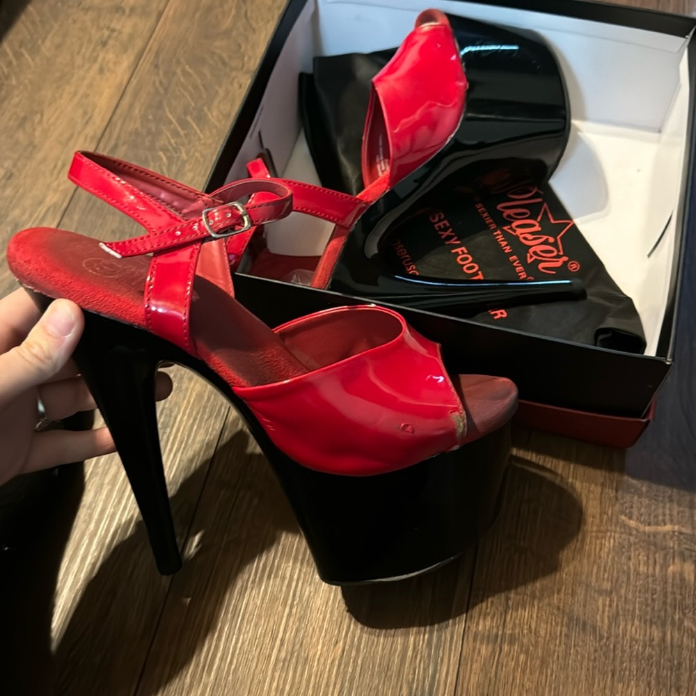 Very well worn dancer heels